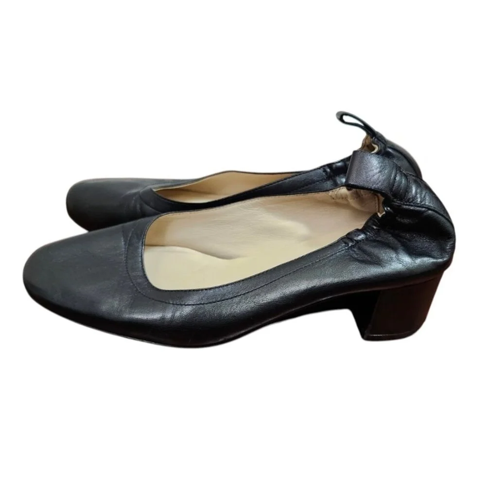 EVERLANE WOMENS SHOES Size 5 Black ALL LEATHER MADE IN ITALY